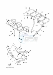 YFM700FWAD GRIZZLY 700 EPS (BDE7) drawing GUARD