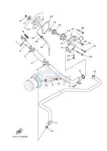 YXM700E YXM700PE VIKING EPS (1XP3) drawing WATER PUMP