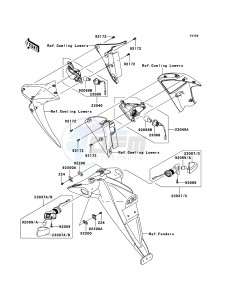 Z1000 ZR1000B9F FR GB XX (EU ME A(FRICA) drawing Turn Signals