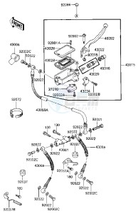 ZG 1200 A [VOYAGER XII] (A1) [VOYAGER XII] drawing FRONT MASTER CYLINDER