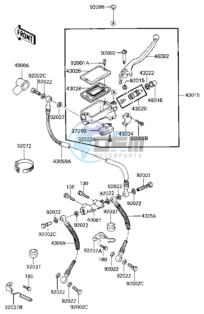 FRONT MASTER CYLINDER