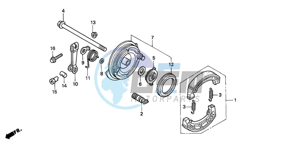 FRONT BRAKE PANEL