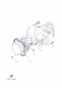 YFM700FWAD GRIZZLY 700 EPS (BFEG) drawing HEADLIGHT