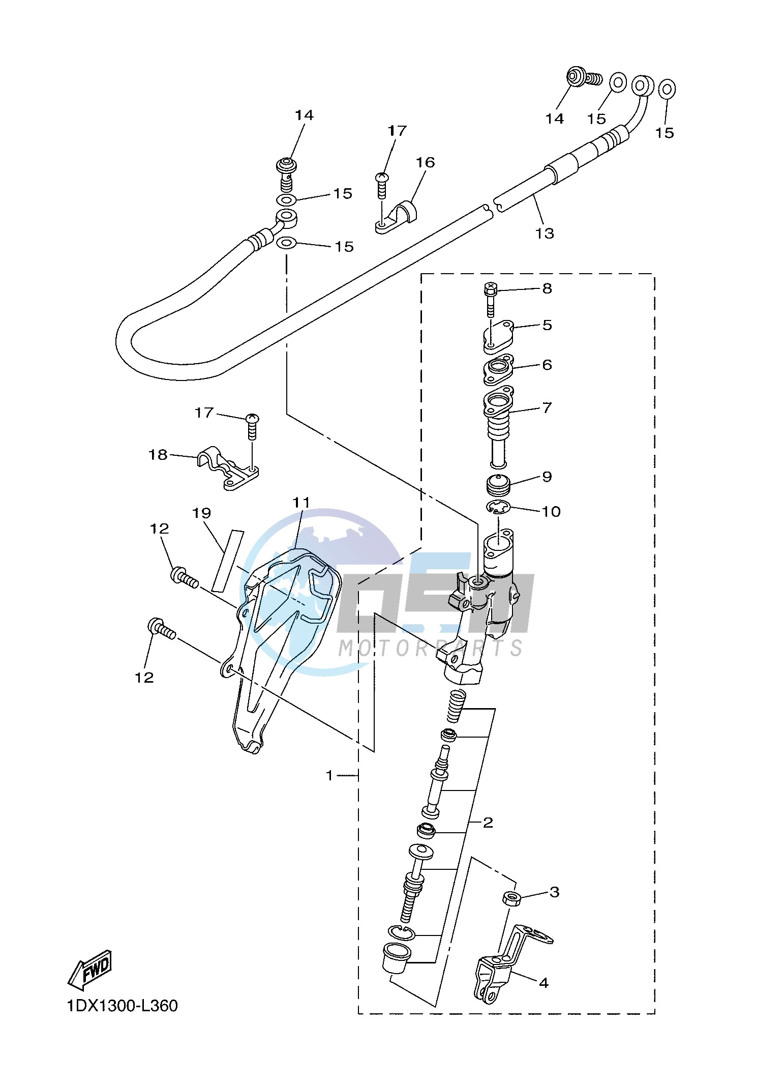 REAR MASTER CYLINDER