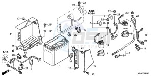 GL1800C drawing BATTERY