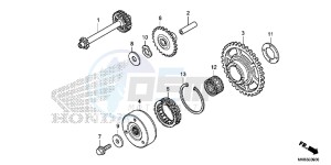 CBR1000RRG CBR1000 - Fireblade Europe Direct - (ED) drawing STARTING CLUTCH