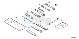 NC700XDC drawing TOOL