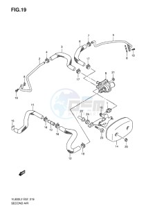 VL800C INTRUDER EU drawing SECOND AIR