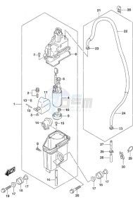 DF 150AP drawing Fuel Vapor Separator