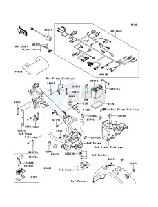 W800 EJ800ADFA GB XX (EU ME A(FRICA) drawing Chassis Electrical Equipment