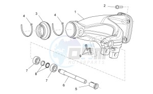 Stelvio 1200 - NTX - ABS 1200 drawing Swing arm