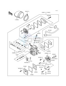 JH 750 A [750 SS] (A1-A4) [750 SS] drawing CARBURETOR