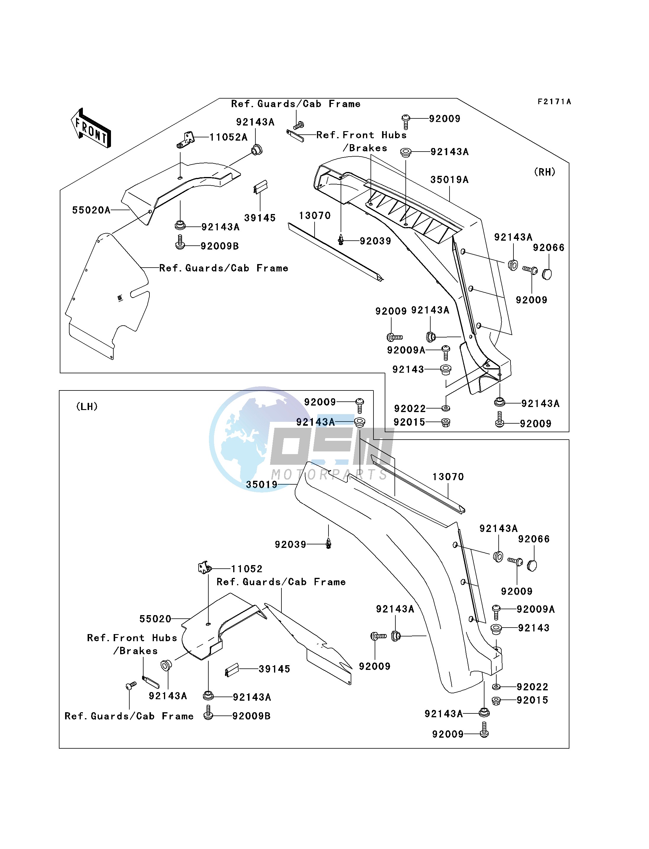 FRONT FENDER-- S- --- KAF620-E2- -