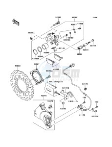 Z750_ABS ZR750M9F GB XX (EU ME A(FRICA) drawing Rear Brake