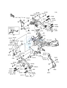 ER-6N_ABS ER650FFF XX (EU ME A(FRICA) drawing Footrests