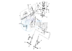 YZF R6 600 drawing FRONT MASTER CYLINDER