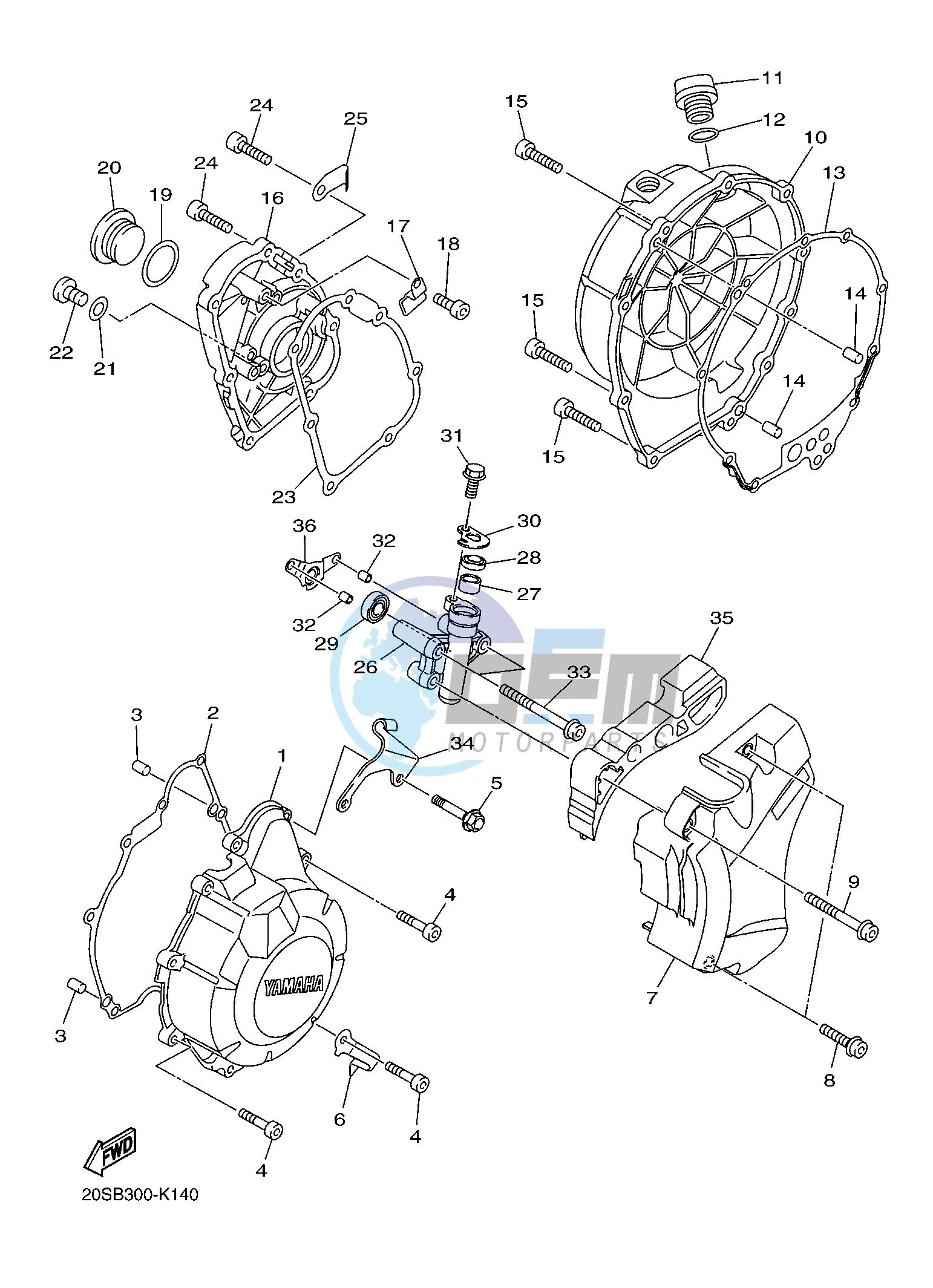 CRANKCASE COVER 1