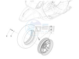 SXL 150 4T 3V CARB drawing Front wheel