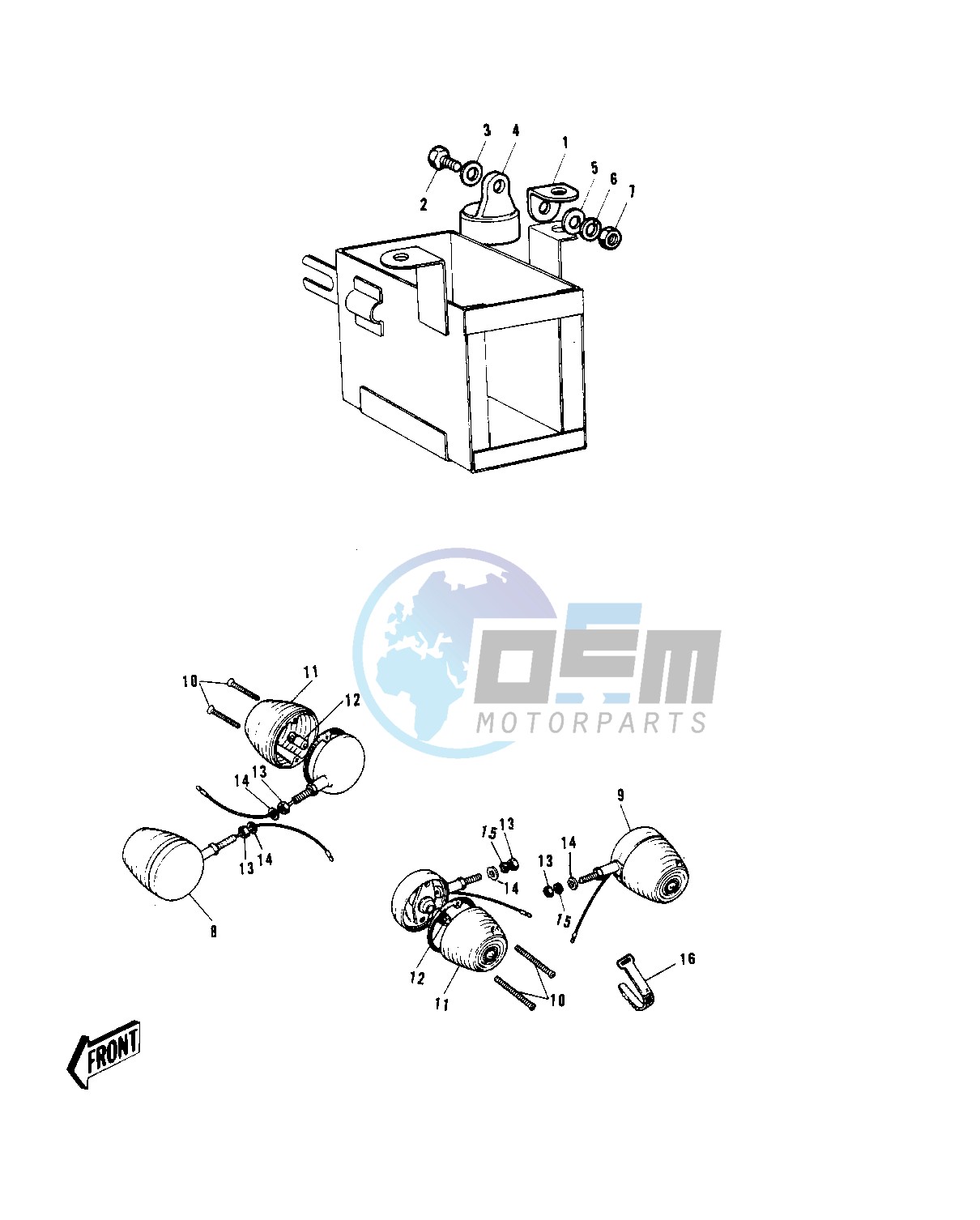 TURN SIGNALS G4TR-B OPTIONAL -- 70-73- -