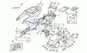 Sport 1100 Carburatori Carburatori drawing Rear mudguard