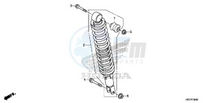 TRX420FM1G TRX420 Europe Direct - (ED) drawing REAR CUSHION