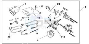 NT700VA Europe Direct - (ED) drawing FRONT FOG LIGHT SET