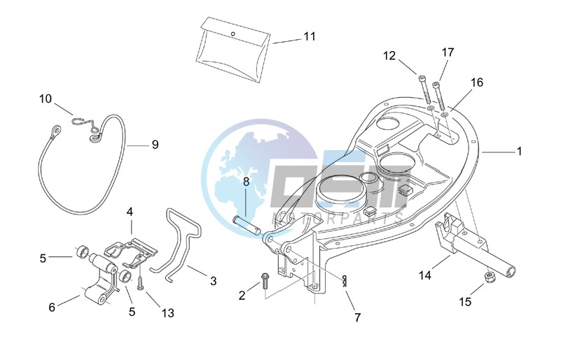 Rear body II - Seat components