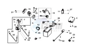 CRUISYM 125I ABS (L8 L9) EU EURO4 drawing ELECTRIC PART