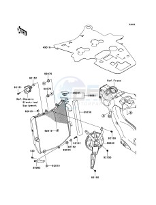 NINJA ZX-10R ZX1000E8F FR GB XX (EU ME A(FRICA) drawing Radiator