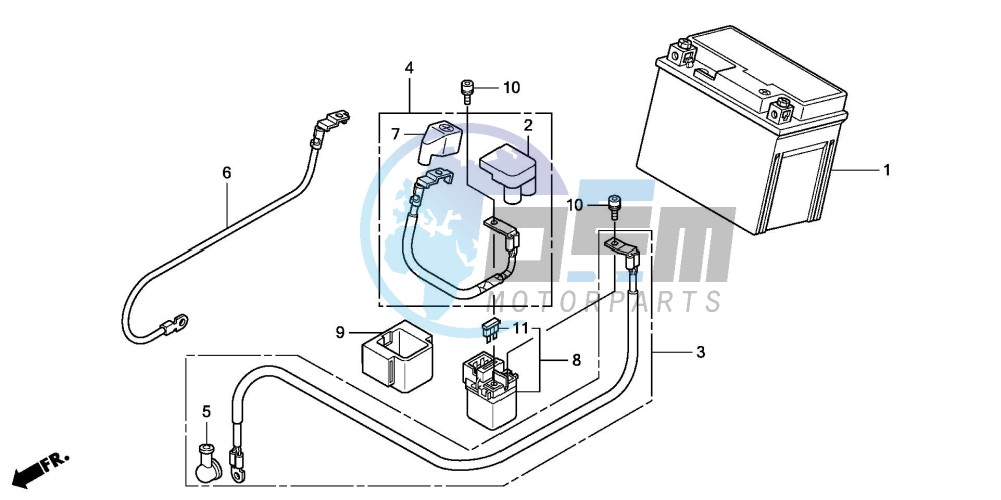 BATTERY (CBR125RW7)