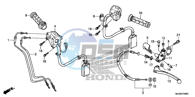 HANDLE LEVER/SWITCH/CABLE