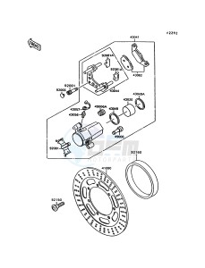 VN 1500 C [VULCAN 1500 L] (C3-C4) [VULCAN 1500 L] drawing FRONT BRAKE