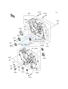 KLX125 KLX125CDS XX (EU ME A(FRICA) drawing Crankcase