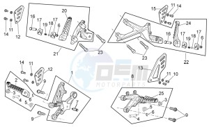 TUONO 1100 V4 RR E4 ABS (NAFTA) drawing Foot rests