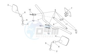 Pegaso 650 ie drawing Handlebar - Mirrors