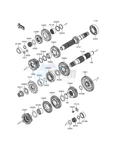 ER-6N ER650EFF XX (EU ME A(FRICA) drawing Transmission