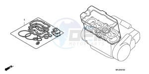 CBR600RR9 UK - (E / MK) drawing GASKET KIT A