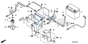 VT750CA9 Australia - (U / MME ST) drawing BATTERY