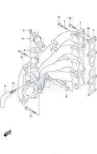 DF 140A drawing Intake Manifold