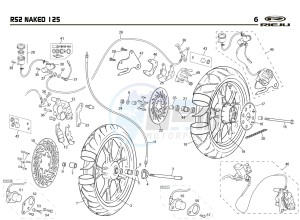 RS2 NAKED 125 drawing WHEELS