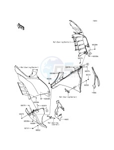 1400GTR ABS ZG1400EGF FR GB XX (EU ME A(FRICA) drawing Cowling Lowers