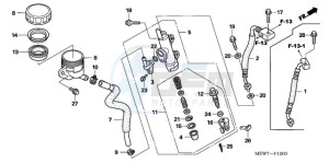 NT700VA Europe Direct - (ED) drawing RR. BRAKE MASTER CYLINDER