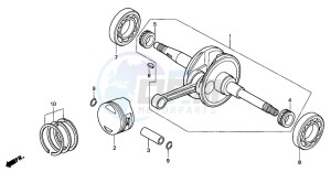 NES125 drawing CRANKSHAFT/PISTON