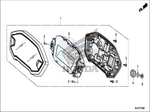 CB500FAH CB500F ED drawing METER