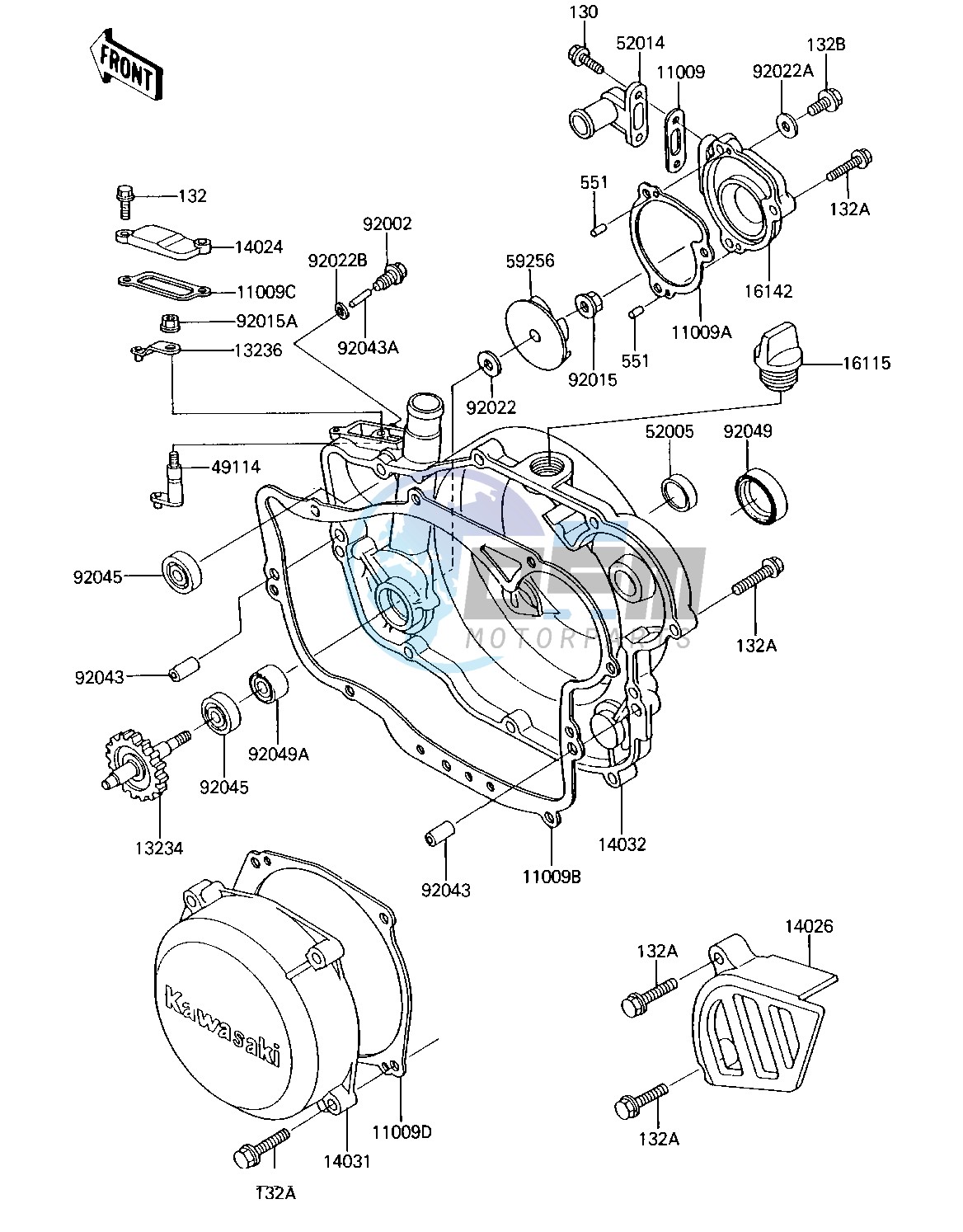 ENGINE COVERS_WATER PUMP