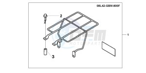 SFX50 drawing REAR CARRIER(SFX)