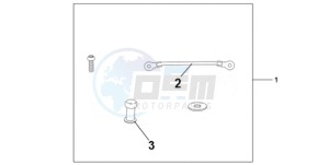 CBR1000RR9 UK - (E / MK) drawing TANK BAG ATT KIT