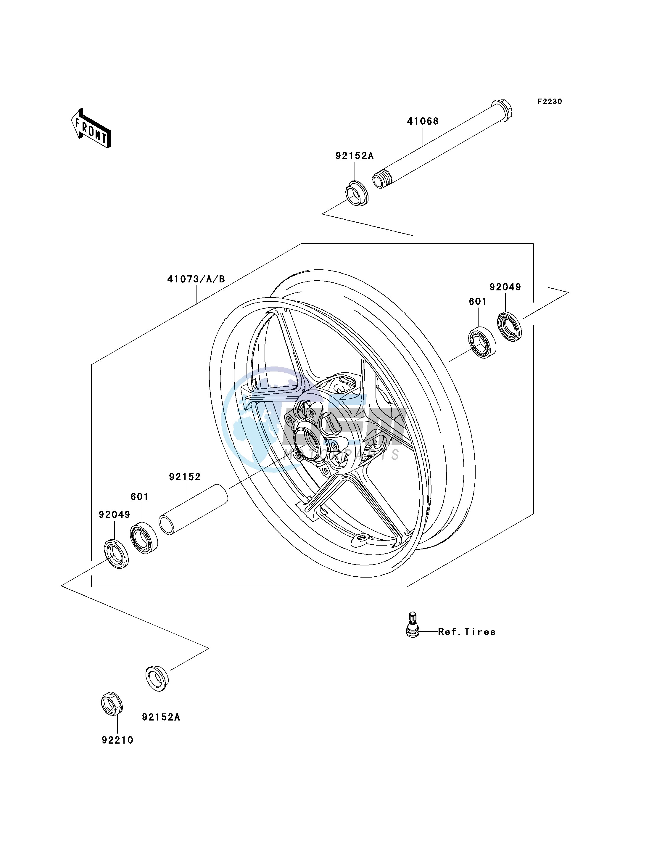 FRONT WHEEL