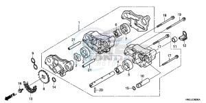 VFR800FH 2ED - (2ED) drawing RIGHT CRANKCASE COVER