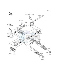 VULCAN_S EN650AFF XX (EU ME A(FRICA) drawing Swingarm